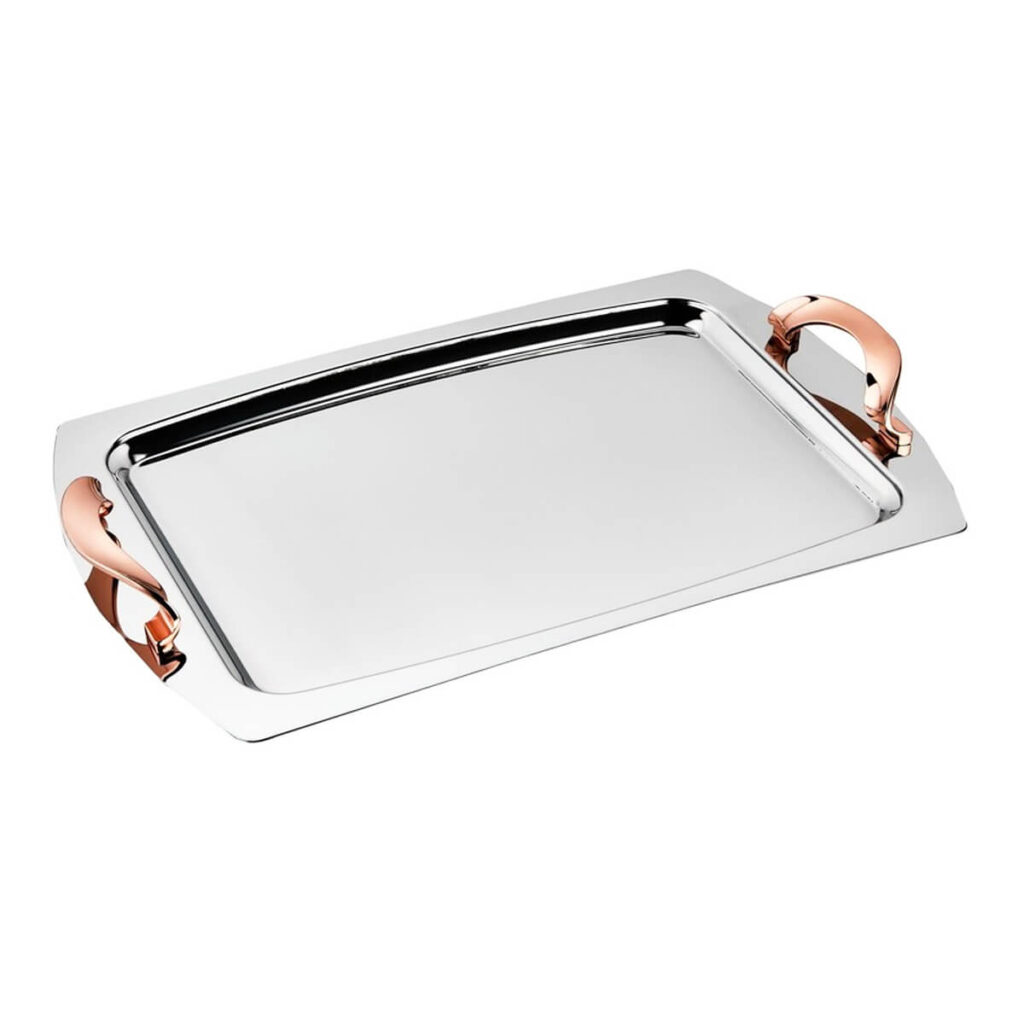 Plateau De Service Rectangulaire Inox 18 10 Miyado Cuisine