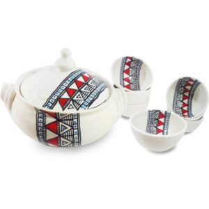 Bol et soupiere ceramique style Berberis – 8 Pcs