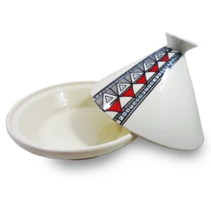 Service Tajine Ceramique avec assiettes style berbéris