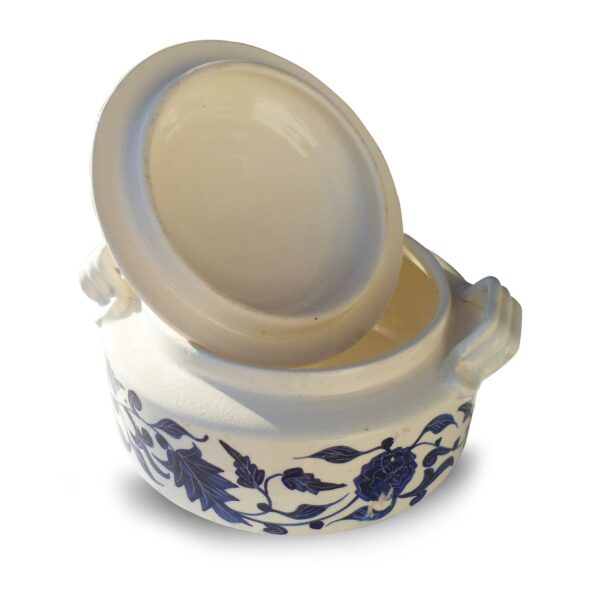 soupiere ceramique modele fleure bleue2