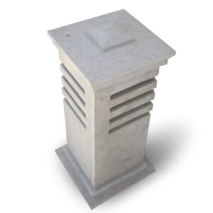 Borne lumineuse extérieur en marbre BL03