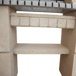 Barbecue fixe moderne en pierre BFPN04