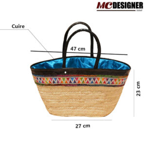 Couffin paille modèle chic