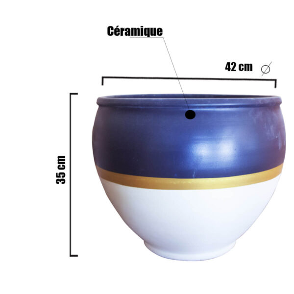 Pot en ceramique pour plante PC05