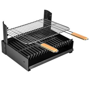 Grilloir barbecue fonte à poser ou encastrer