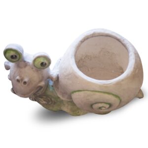 Pot de fleur moderne en forme d’escargot