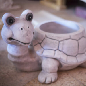 Pot en forme de Tortue en fibre de verre