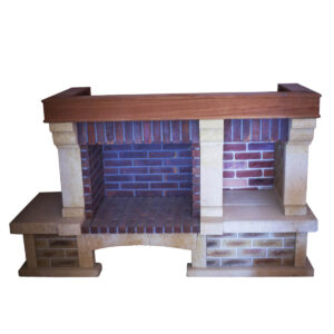 cheminée décorative à bois pour Foyer CDP02