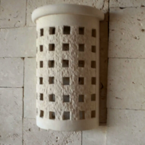Applique murale en pierre pour extérieur couv
