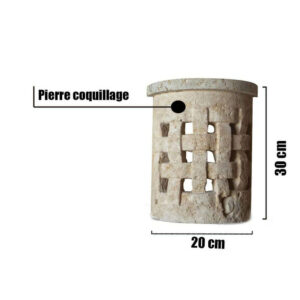 Applique murale exterieur en pierre AP10
