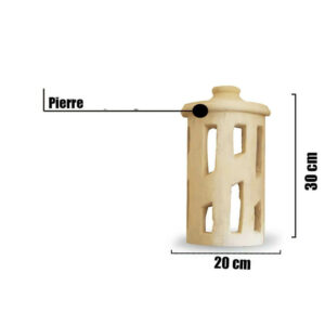 Applique murale pierre pour jardin AP08