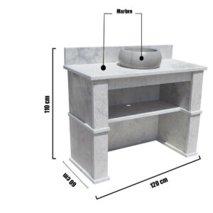 Vasque a poser pour cuisine exterieur EM01