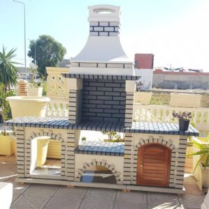 Barbecue fixe pour jardin en pierre BF120