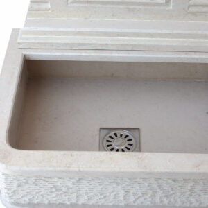 fontaine murale extérieur en marbre FMM03