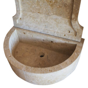 Fontaine murale en pierre pour jardin FP01