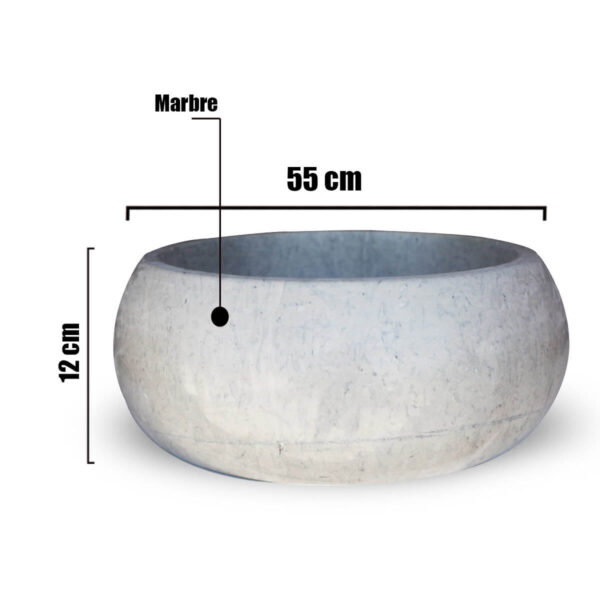 vasque à poser en marbre VM01
