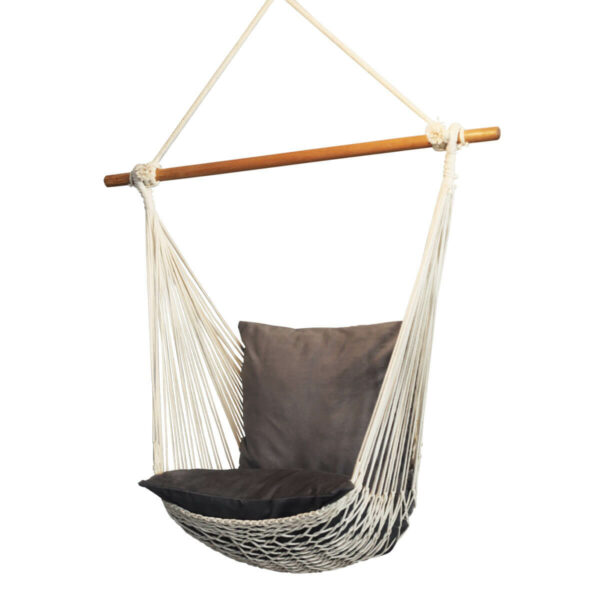 chaise suspendue macramé fait main