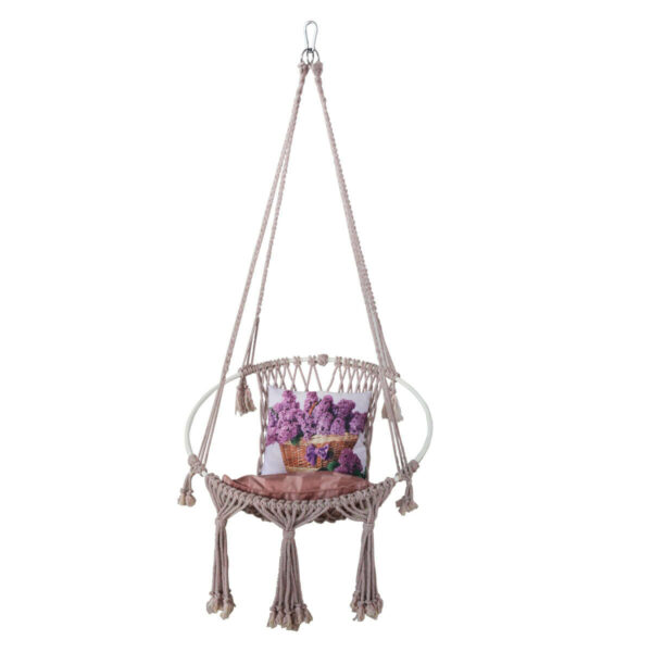 fauteuil suspendu fait main