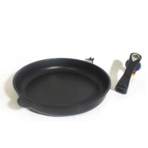 Poêle poignée amovible en fonte d’aluminium Ø28cm