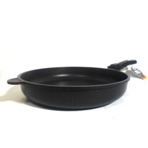 Poêle poignée amovible en fonte d’aluminium Ø28cm