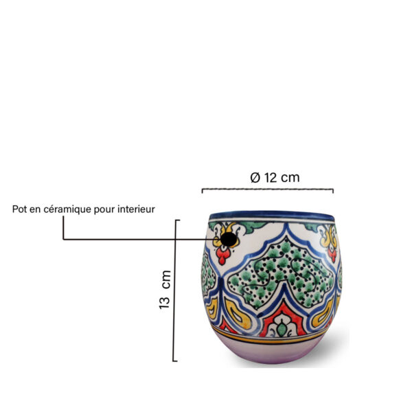 pot de fleur intérieur en céramique modèle PI01