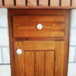 Barbecue en béton avec extension