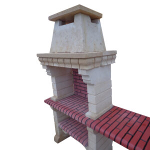 Barbecue fixe avec plan de travail BFPL10