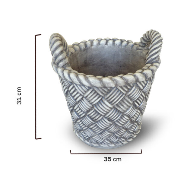 pot a plante forme panier BF021 dim