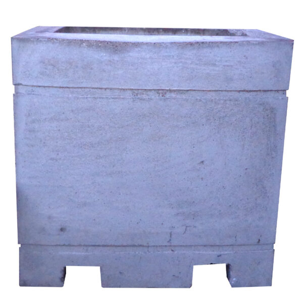 Bac a fleur géant en béton Réf BFG120 face