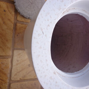 Cache pot conique en béton GRC Ref CP003