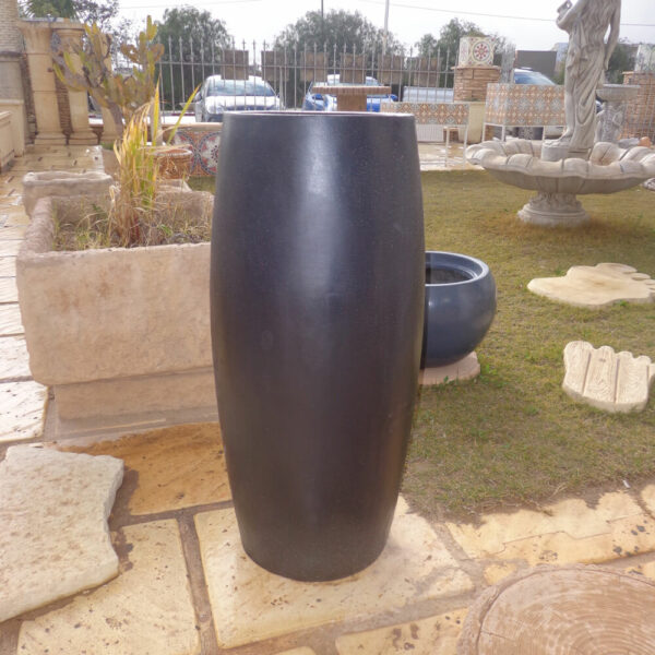 Cache pot convexe en béton GRC CP005 vouv