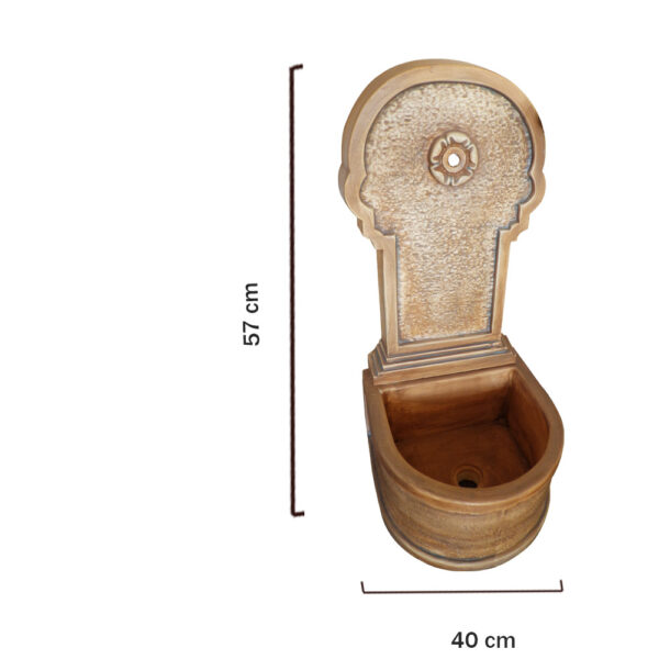 Fontaine murale en béton GRC – FM 021 dim