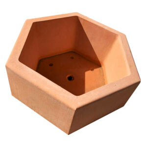 Grand bac a fleur hexagonale pour extérieur GB12