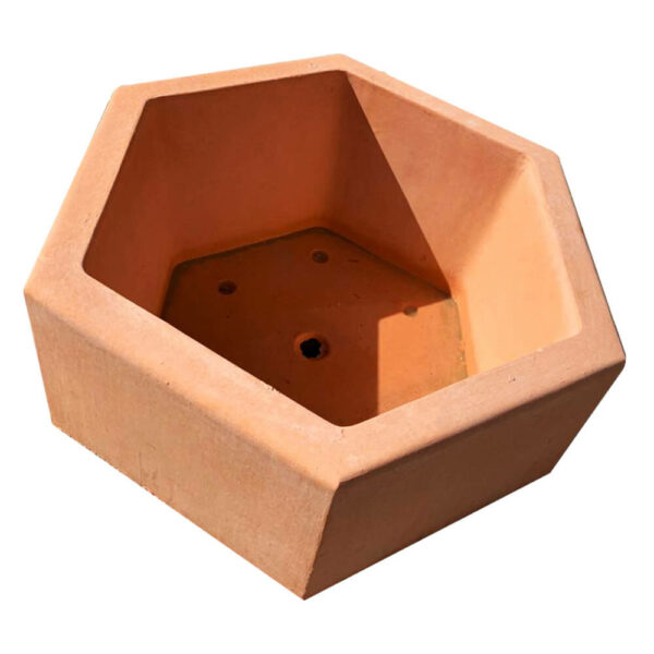 Grand bac a fleur hexagonale pour extérieur gb12 haut