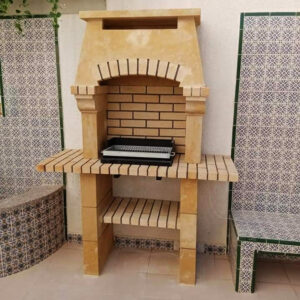 Barbecue fixe exterieur en pierre naturelle – BF17