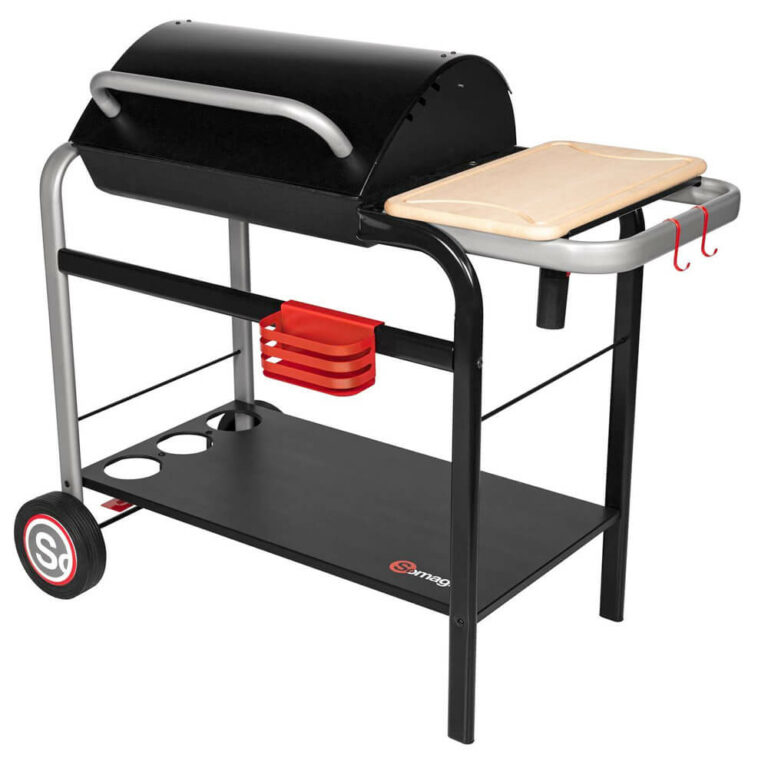Grilloir En Fonte Somagic – Grand Modèle 48,5 X 34 Cm – Idéal Pour Barbecues, Planchas Et Cuisson Au Feu De Bois