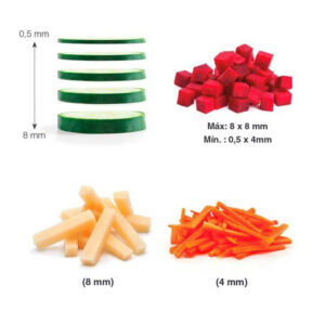 Mandoline multifonction Verticale LACOR 60460