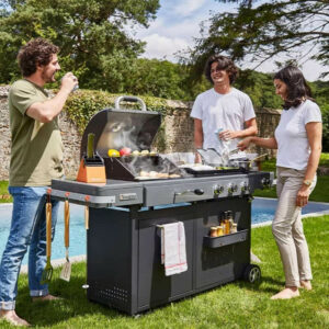Brasero Bi-Energy Barbecue charbon et plancha