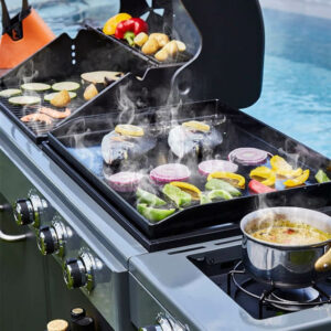 Brasero Bi-Energy Barbecue charbon et plancha