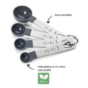 Ensemble de 4 Cuillères à Mesurer Lacor – 67037