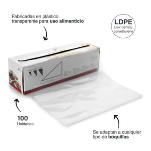 Rouleaux poche à douille jetable 100pcs