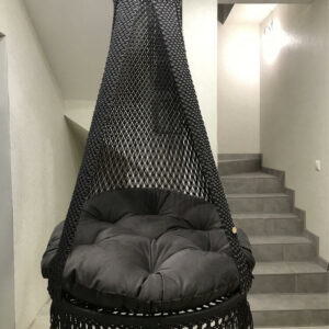 Royale fauteuil suspendu en macramé fait main