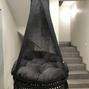 Royale fauteuil suspendu en macramé – 150kg