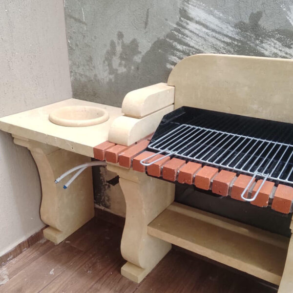 barbecue en pierre Mini avec évier