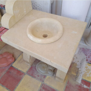 Barbecue en pierre mini avec évier – PB06