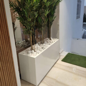 Jardinière rectangulaire en résine BR120