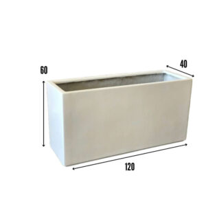 Jardinière rectangulaire en résine BR120