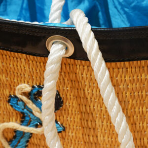 Sac de plage grande taille en smar motif ancre