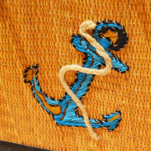 Sac de plage grande taille en smar motif ancre