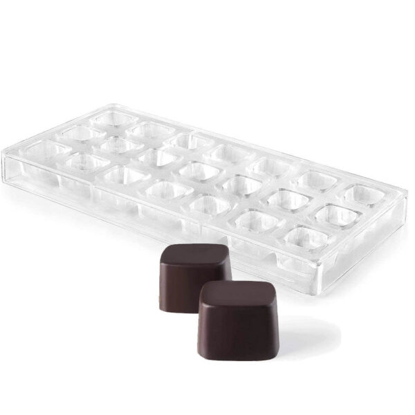 moule chocolat carré polycarbonate lacor